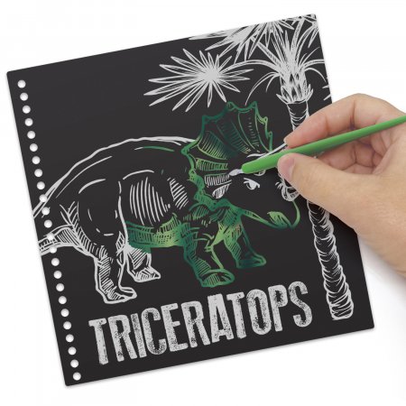 DINOSART radošuma komplekts Scratch & Sketch, 15201 15201