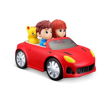 BB JUNIOR RC automašīna ar gaismām un skaņām Drive 'N Sort, 16-95002 16-95002