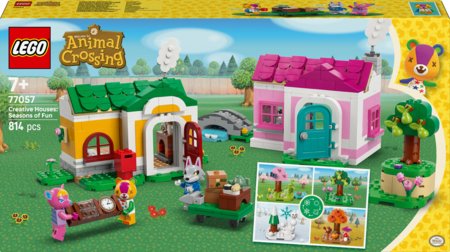 77057 LEGO® Animal Crossing™ Radošās mājas: Prieka sezonas 