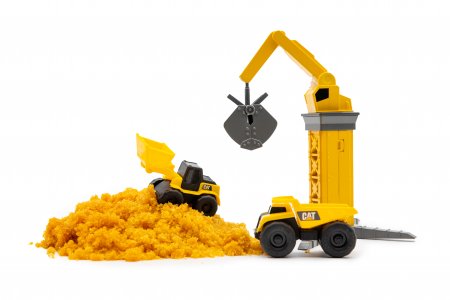 CAT celtnis ar transportlīdzekļiem Little Machines Ground Crew, 83195 83195