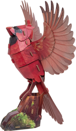 MAKEBUG 3D papīra puzle American Cardinal, MB-D-0055 