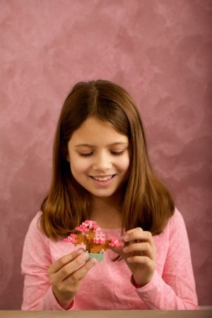 PLUS PLUS Konstruktors Pink bonsai, 4339 