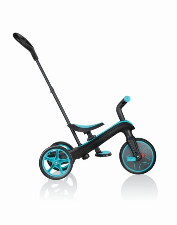GLOBBER trīsritenis Explorer Trike Foldable 4 In 1, zilganzaļa, 732-105 