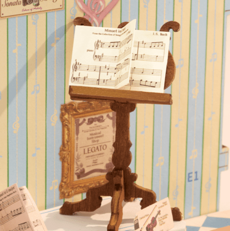 ROLIFE koka konstruktors Mūzikas instrumentu veikals, DS047 