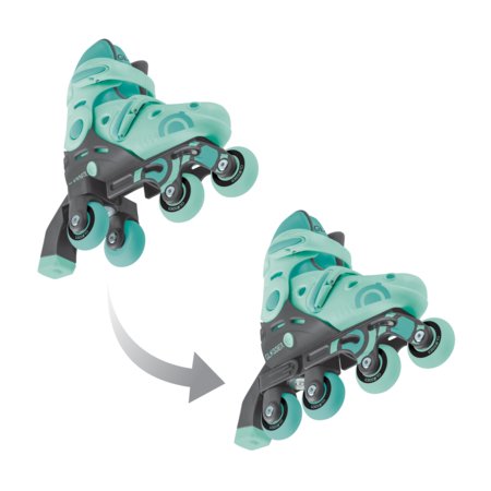 GLOBBER skrituļslidas Learning Skates 2 in 1, izmērs 26–29, piparmētru krāsas, 780-206 