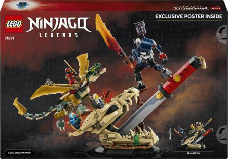 71871 LEGO® NINJAGO® Kauja pie Pūķa asmens 