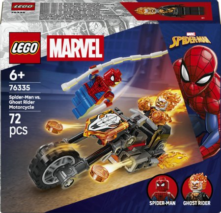 76335 LEGO® | Marvel Spider-Man pret Ghost Rider uz motocikla 