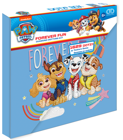 "DIAMOND DOTS radošs dimanta gleznas komplekts ""Paw Patrol Forever Fun"", 1629 punkti, DBX.084" DBX.084