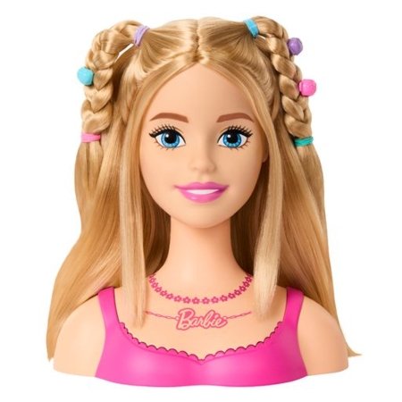 BARBIE lelle matu veidošanas galva gaišmate, HMD88 HMD88