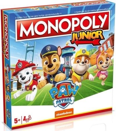 MONOPOLY JUNIOR galda spēle Paw Patrol, LT, LV, EE, WM04163-ML3-6 