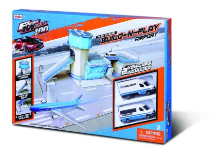 MAISTO DIE CAST playset  Fresh Metal Airport Terminal, 12529 