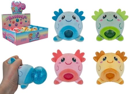 PBJ'S plīša rotaļlieta Ball Jelly Axolotl 8cm., assort, 453425E 
