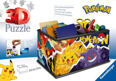 "RAVENSBURGER 3D puzles-uzglabāšanas kaste ""Pokemon"", 216 gab., 11546" 11546