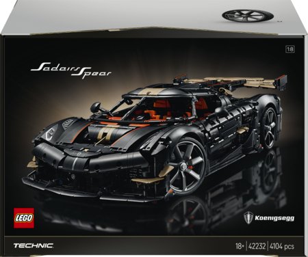 42232 LEGO® Technic Koenigsegg Sadair's Spear mega auto 