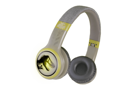 JURASSIC WORLD vieglas Bluetooth austiņas, HMJW-BTLI-TREX 