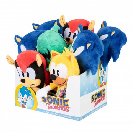 SONIC 9" plīša rotaļlieta, sortiments, 414484-PQ 414484-PQ