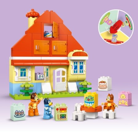 10459 LEGO® DUPLO® Berry Bluey ģimenes māja ar Atmiņas spēli 