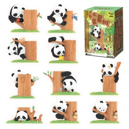 PANDA ROLL figurina Fruit Tree Climbing, sortiments, 23CB496GG36 