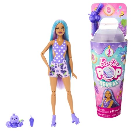 BARBIE lelle Pop! Reveal augļu sērija vīnoga, HNW44 HNW44
