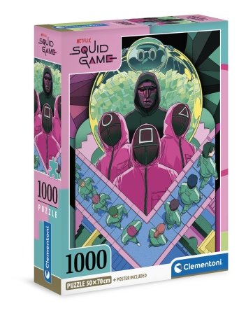 CLEMENTONI SQUID GAME puzle, 1000 pcs., 39901 