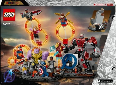 76323 LEGO® Super Heroes Marvel Atriebēji: Noslēguma cīņa Izšķirošā kauja 