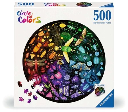 RAVENSBURGER puzle Circle of Colors Insects in Harmony, 500 pcs, 12000820 