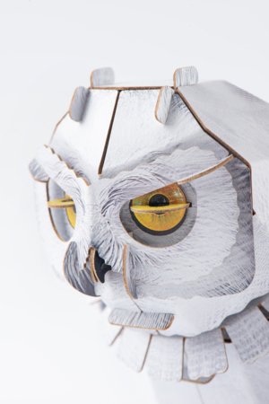MAKEBUG 3D papīra puzle Snowy Owl, MB-B-0009 