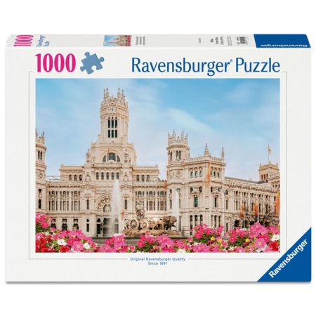 RAVENSBURGER PUZZLE puzle Cibeles pils, Madride, 1000 gab., 12001914 5 
