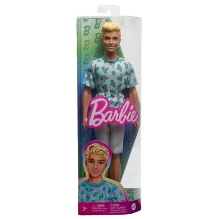BARBIE Ken Fashionistas lelle ar zilu t-kreklu, HJT10 HJT10