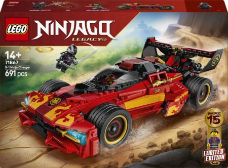 71867 LEGO® NINJAGO® X–1 nindzjas lādētāja 15. gadadiena 