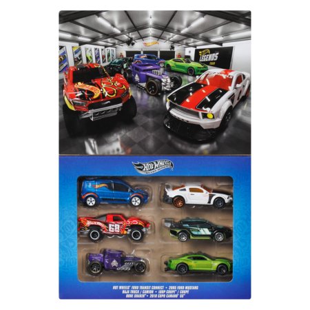 HOT WHEELS 1:64 sešu leģendāro modeļu komplekts, JLB24 