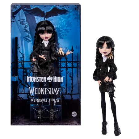MONSTER HIGH X WEDNESDAY kolekcionāra lelle Vensdija, JNJ91 