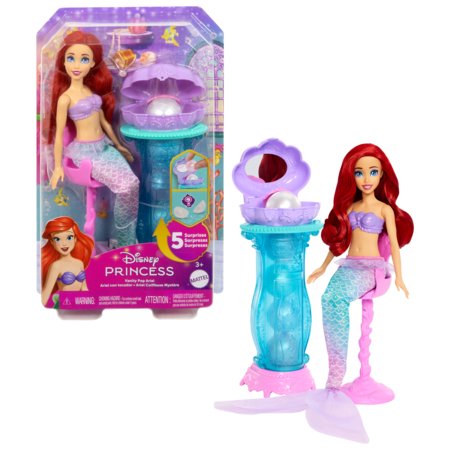 DISNEY PRINCESS lelle Ariela ar piederumiem, JBF86 