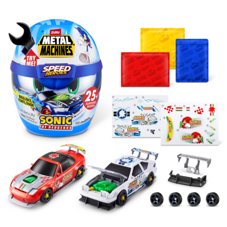MENTAL MACHINES saliekamais auto modelis Sonic The Hedgehog, sortiments, 67128 