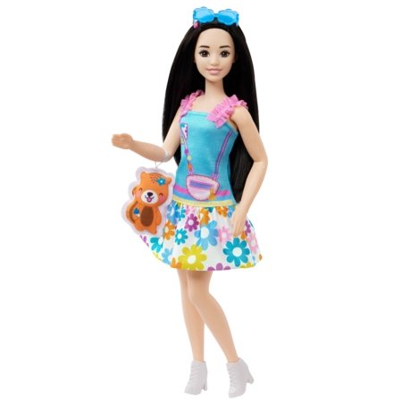 BARBIE My First Barbie lelle ar lapsu tumšmate, HLL22 HLL22