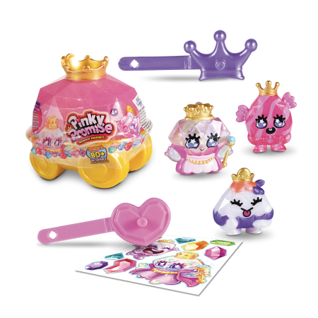 PINKY PROMISE figūru komplekts Surprise Royal Carriage, 1. sezona, PK002D1 