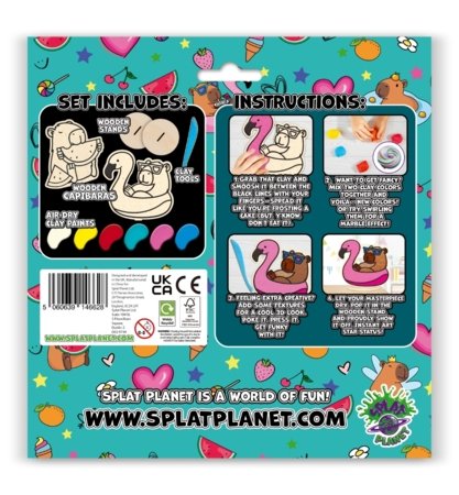 SPLAT PLANET modelīna komplekts, Kapibara, SP40978 