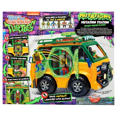 TMNT rotaļu komplekts ar 6 figūriņām Mutation Station, 84386 