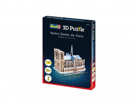 REVELL 3D puzle Notre Dame de Paris, 39gab., 00121 00121