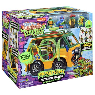 TMNT rotaļu komplekts ar 6 figūriņām Mutation Station, 84386 