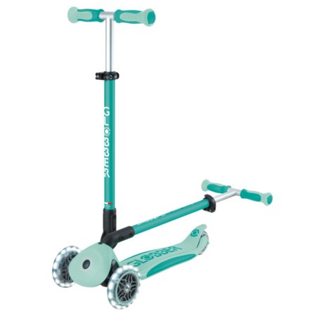 GLOBBER skrejritenis Go Up Deluxe Lights 360°, piparmētru-pistāciju, 699-306 