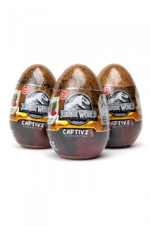 CAPTIVZ gļotu ola ar dinozaura figūru Clash Edition, TM-JW-BESE12PQ TM-JW-BESE12PQ