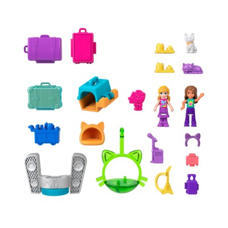POLLY POCKET komplekts kaķa lidmašīna, HWP19 
