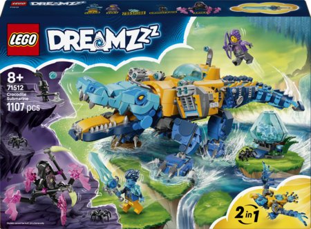 71512 LEGO® DREAMZzz™ Krokodilu zemūdene 