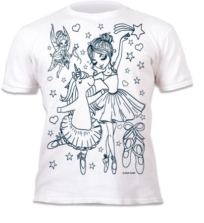 SPLAT PLANET T-krekla krāsošanas komplekts Unicorn Ballerina 7-8y, SP40930 