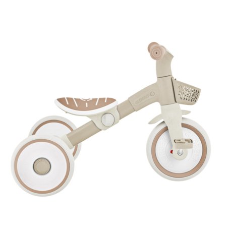 GLOBBER mācību trīsritenis Learning Trike 2in1 Plus, kokosriekstu, 737-466 