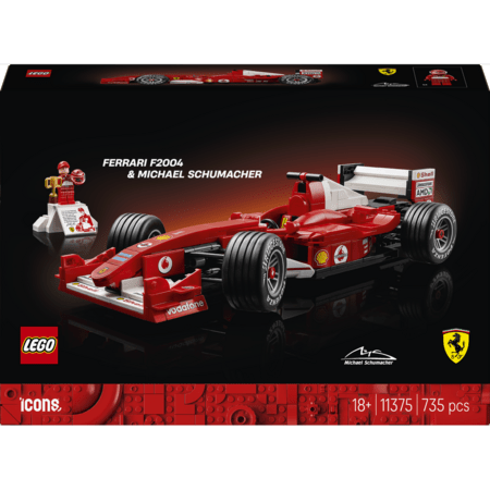 11375 LEGO® Icons Ferrari F2004 un Michael Schumacher 