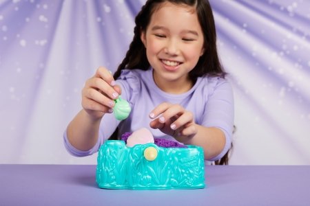 KINETIC SAND Kinētiskās smiltis Mermaid crystal playset, 6064333 