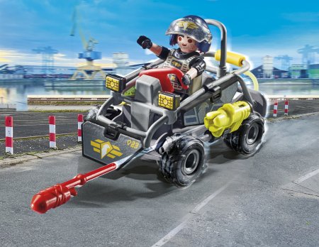 PLAYMOBIL CITY ACTION Tactical Unit Multi-Terrain Quad, 71147 71147