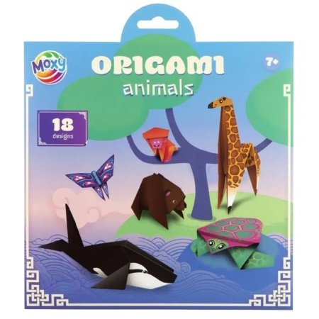 MOXY radošais komplekts "Origami putni/dzīvnieki", sortiments, 100111 